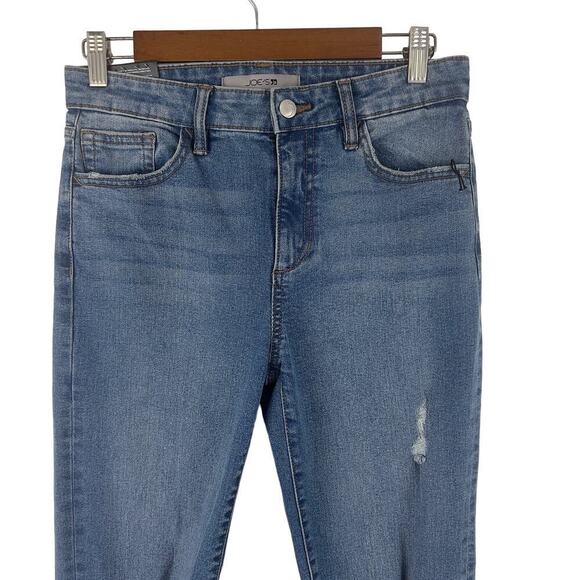 JOE'S JEANS TOMBOY DISTRESSED SLIM CROP JEANS IN BIBIANA‎ NWT WOMEN'S SIZE 25 - Picture 4 of 16